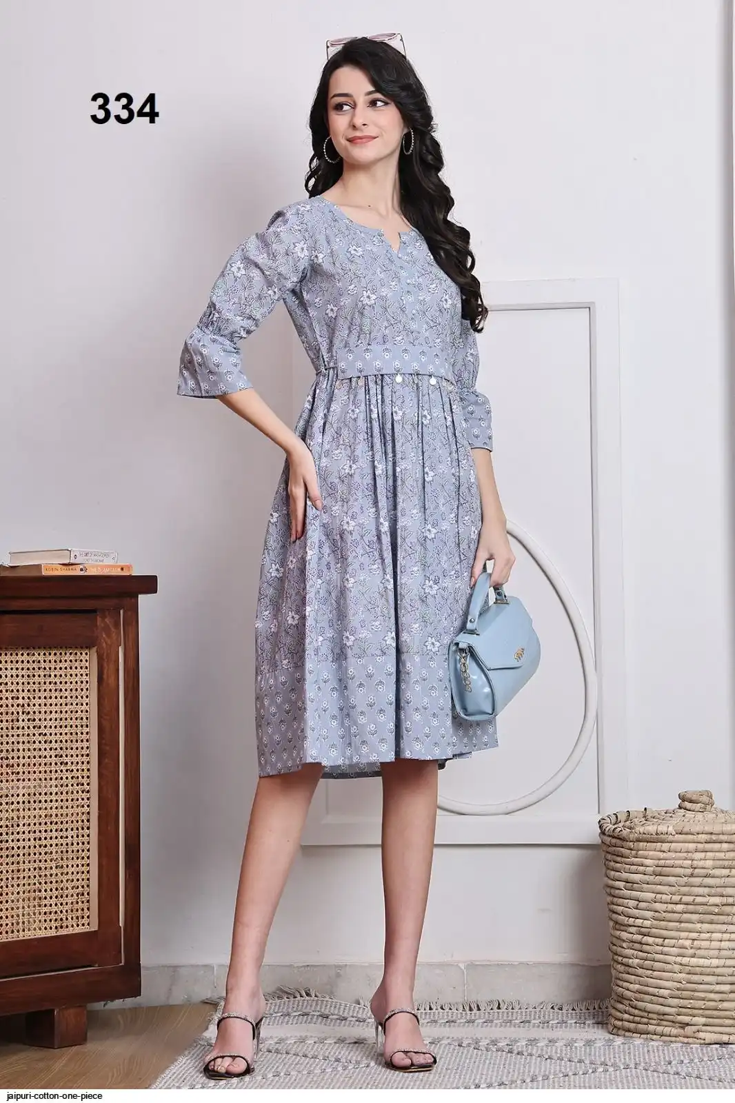 JAIPURI COTTON ONE PIECE 4