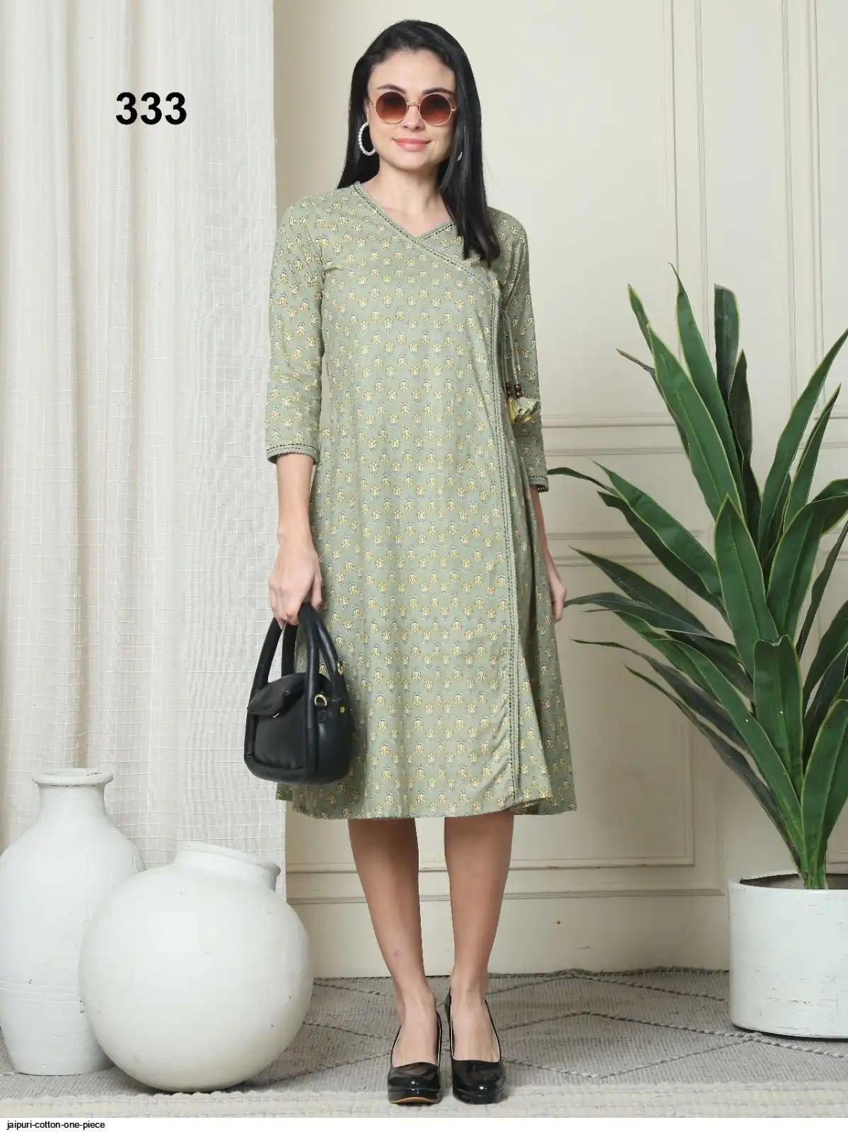 JAIPURI COTTON ONE PIECE 8