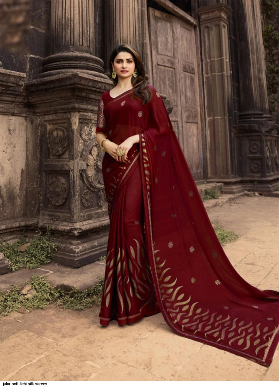 JALAR SOFT LICHI SILK SAREES A
