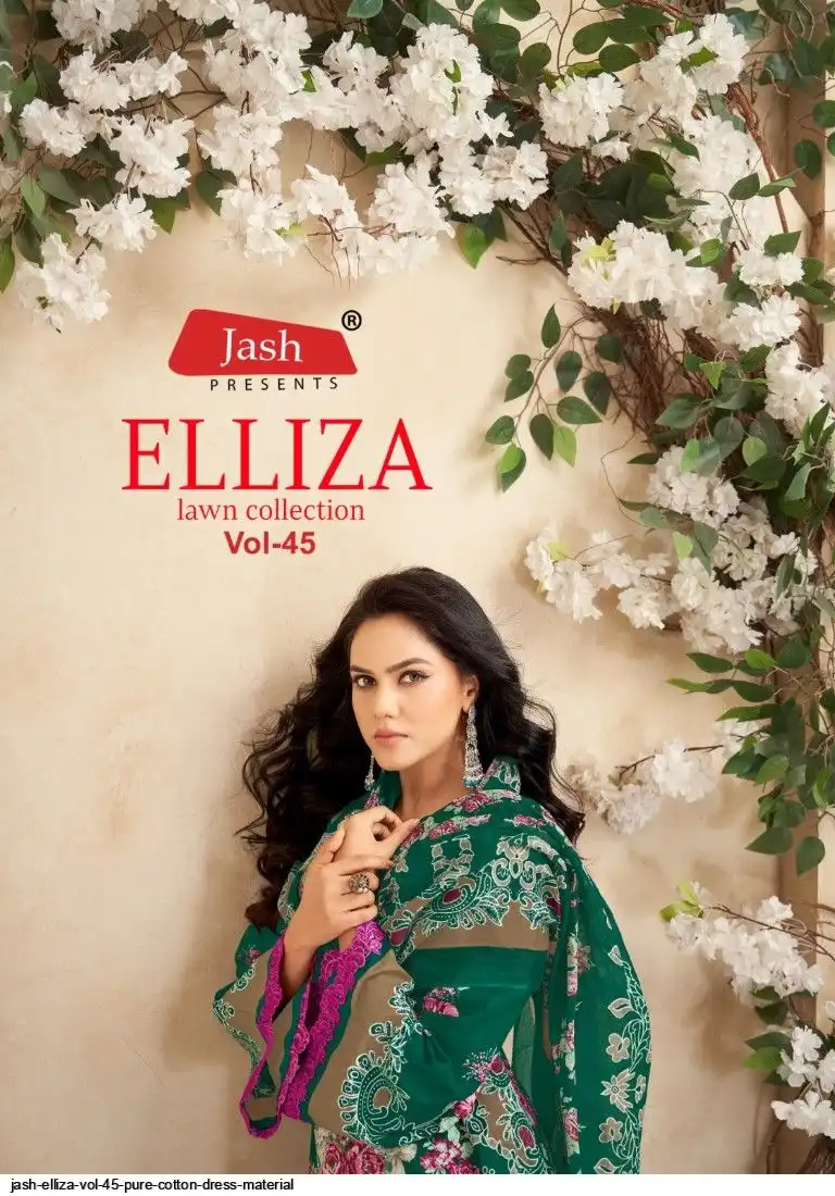 JASH ELLIZA VOL 45 PURE COTTON DRESS MATERIAL