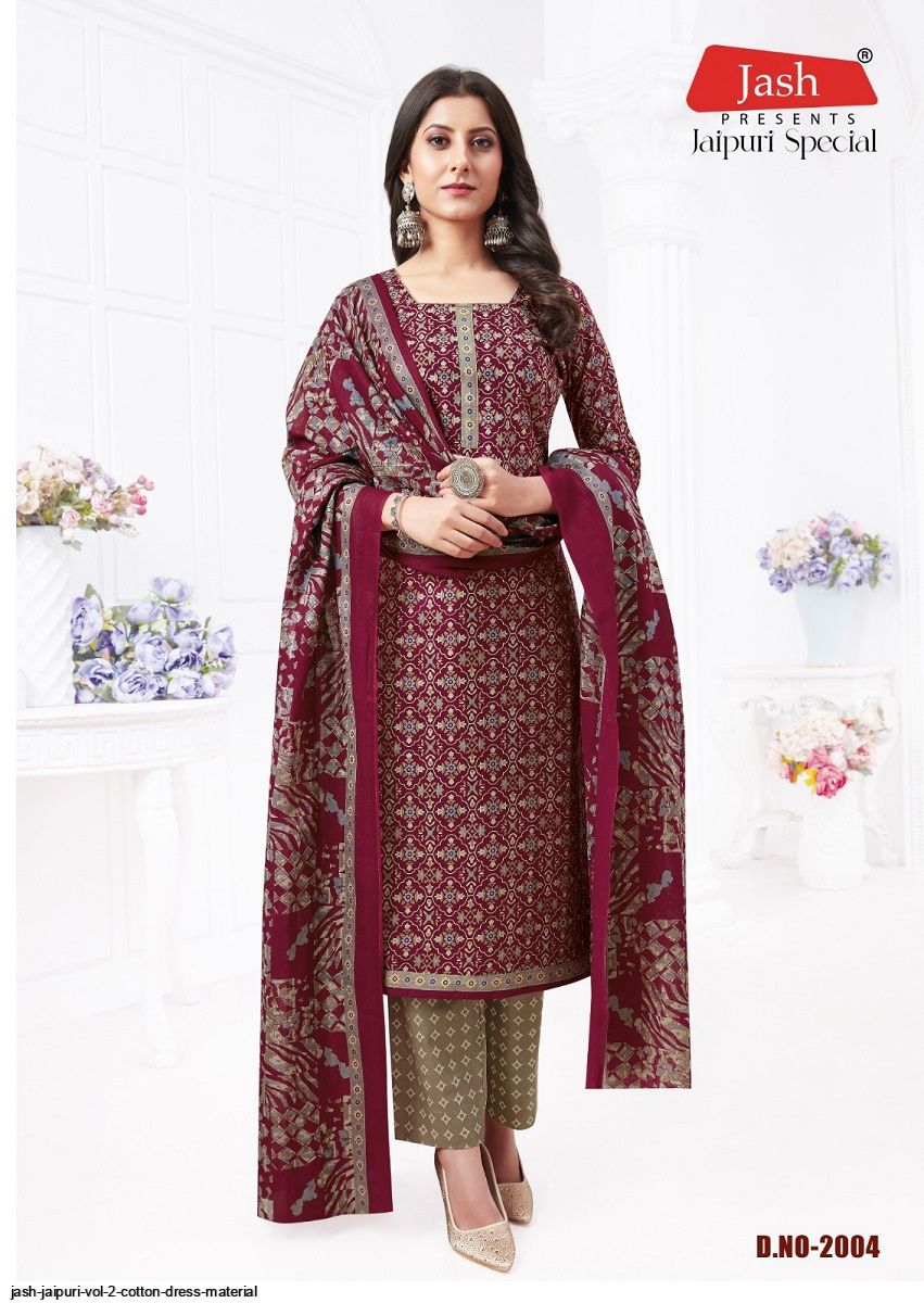 Jaipur Printed Cotton Dress Material-RSSLJPOCT98626 – Weavesmart