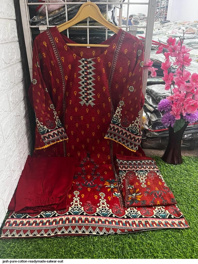 JASH PURE COTTON READYMADE SALWAR SUIT