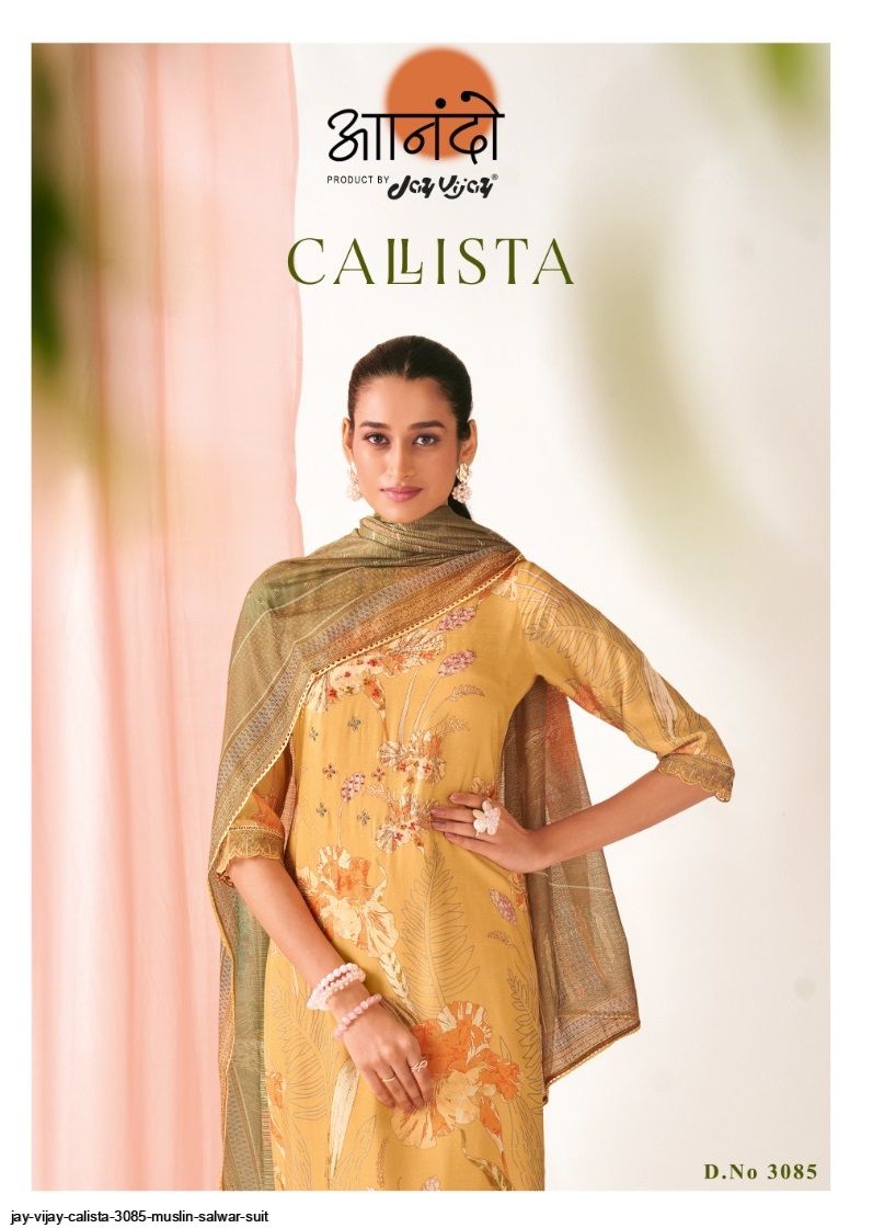 JAY VIJAY CALISTA 3085 MUSLIN SALWAR SUIT