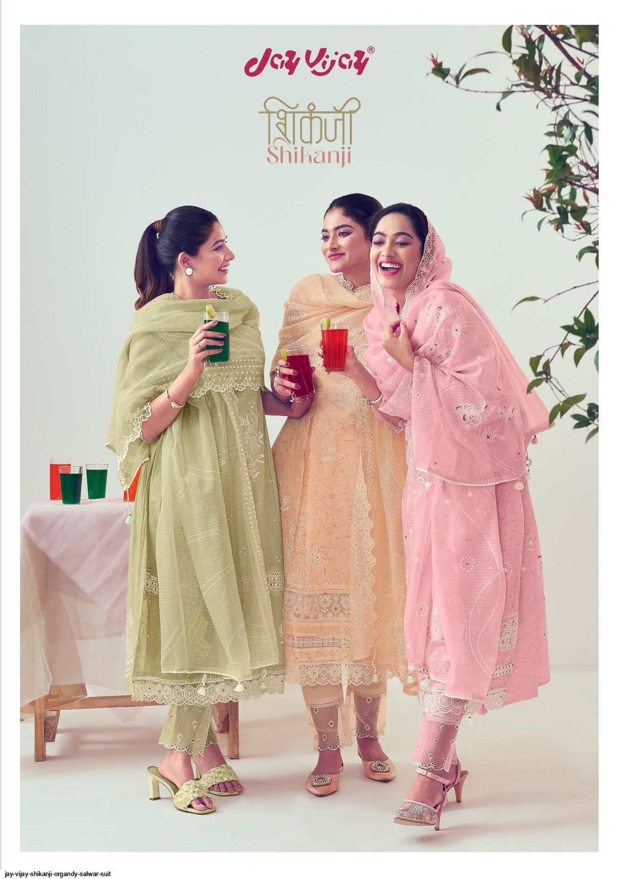 JAY VIJAY SHIKANJI ORGANDY salwar suit