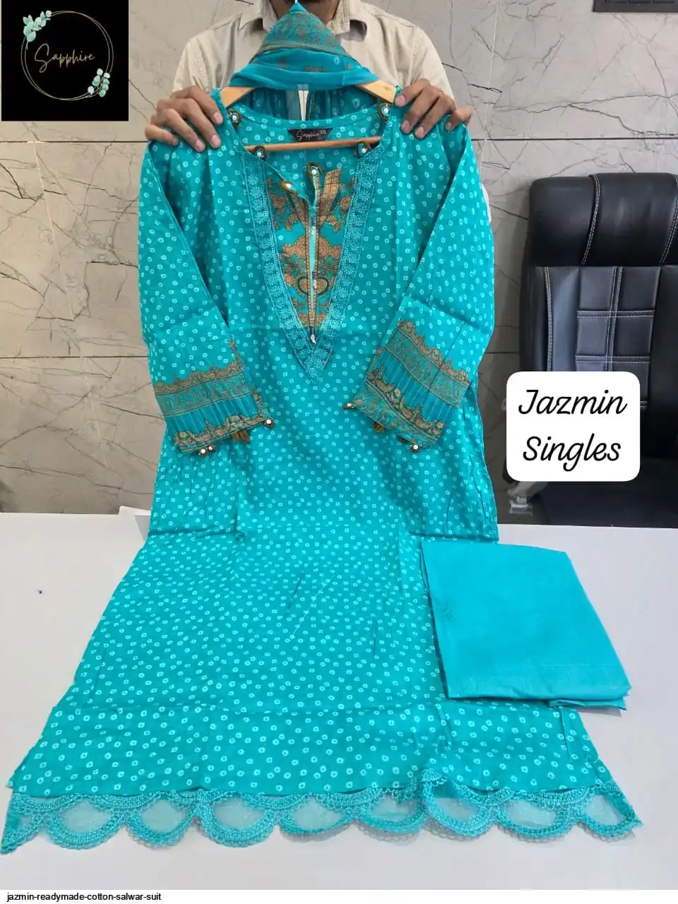 JAZMIN READYMADE COTTON SALWAR SUIT 4