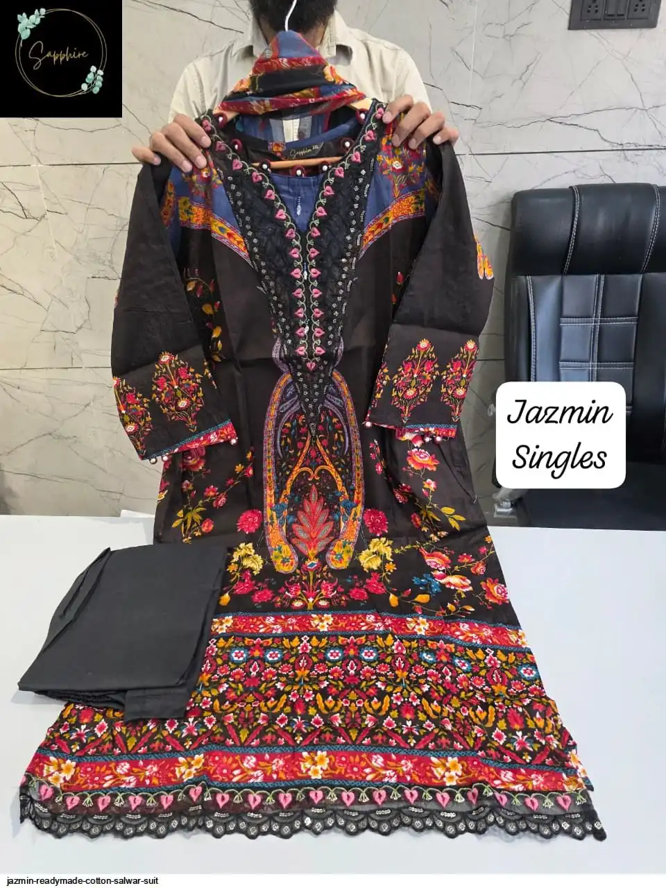 JAZMIN READYMADE COTTON SALWAR SUIT 6