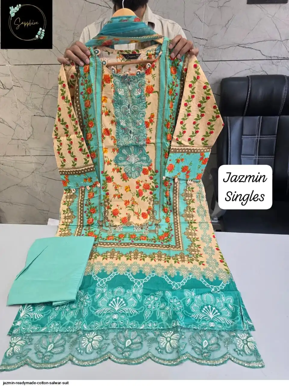 JAZMIN READYMADE COTTON SALWAR SUIT 5