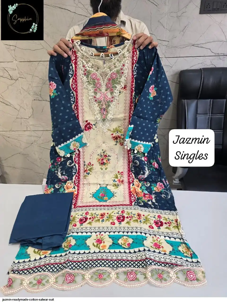 JAZMIN READYMADE COTTON SALWAR SUIT 10