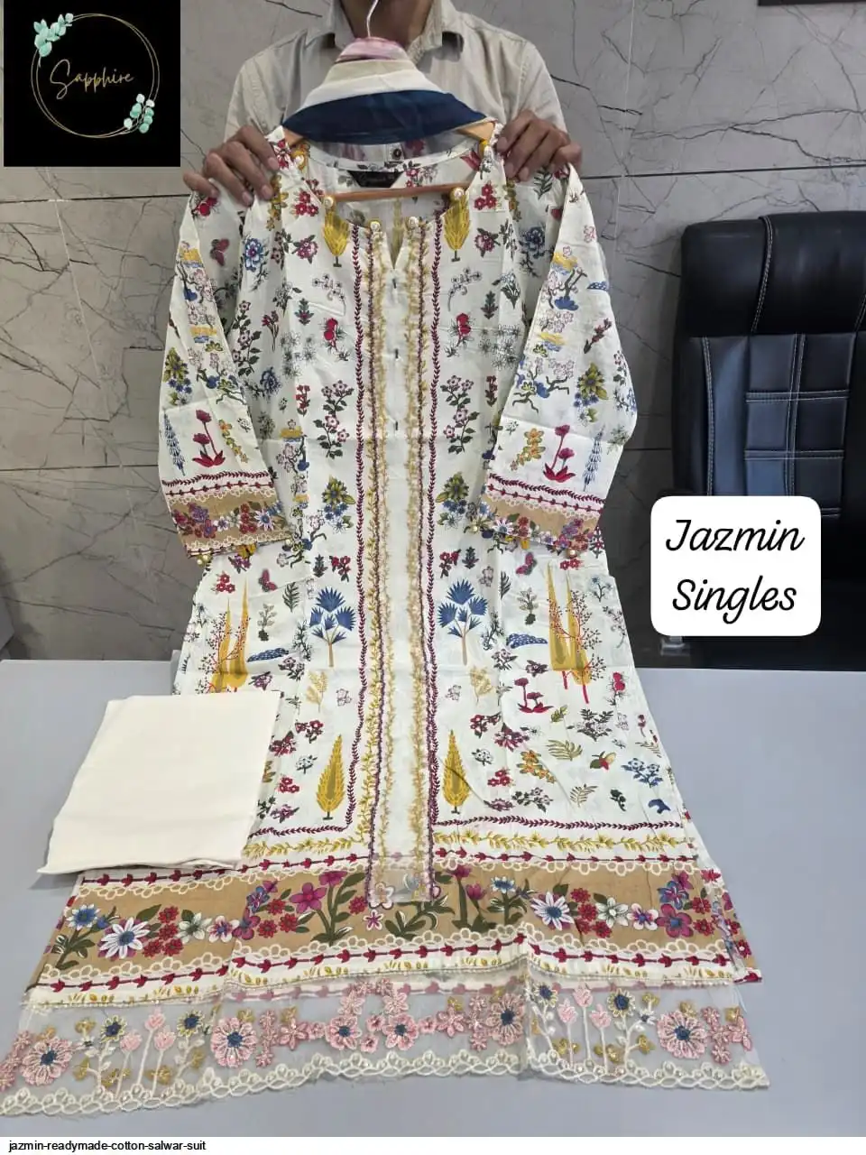 JAZMIN READYMADE COTTON SALWAR SUIT 9