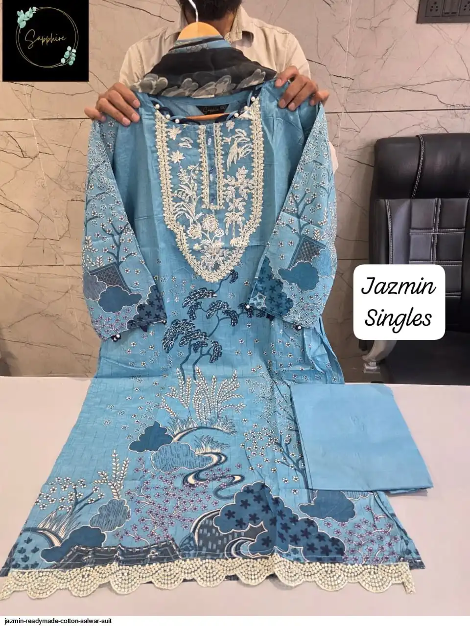 JAZMIN READYMADE COTTON SALWAR SUIT 12