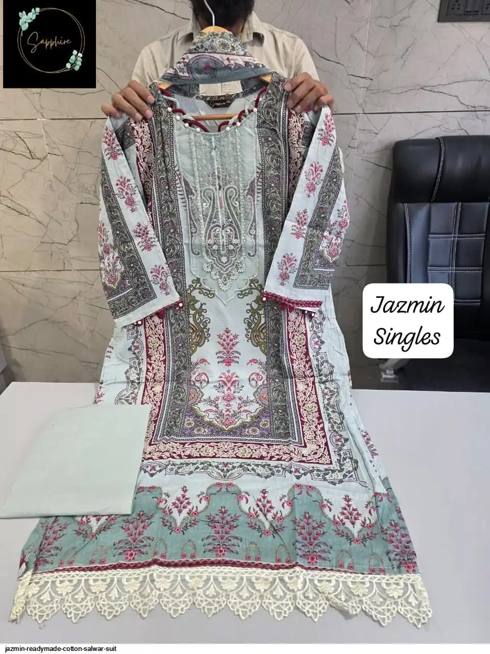JAZMIN READYMADE COTTON SALWAR SUIT 14