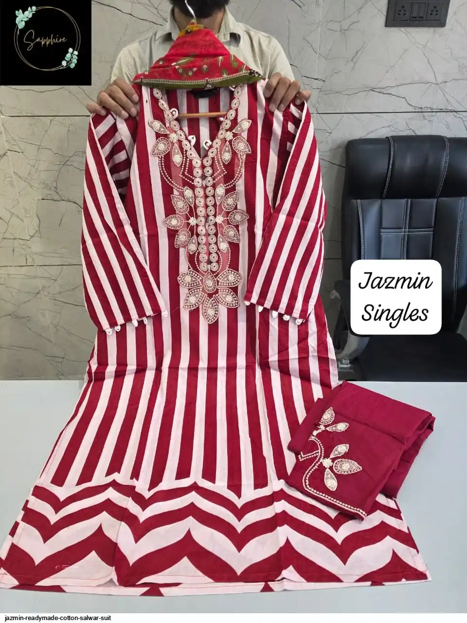 JAZMIN READYMADE COTTON SALWAR SUIT 13
