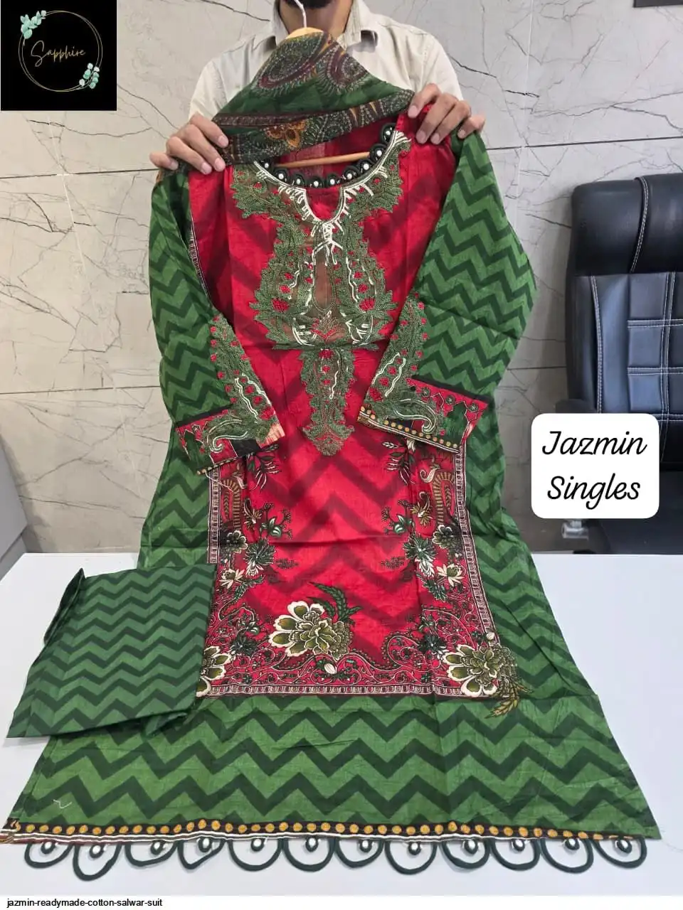 JAZMIN READYMADE COTTON SALWAR SUIT 15