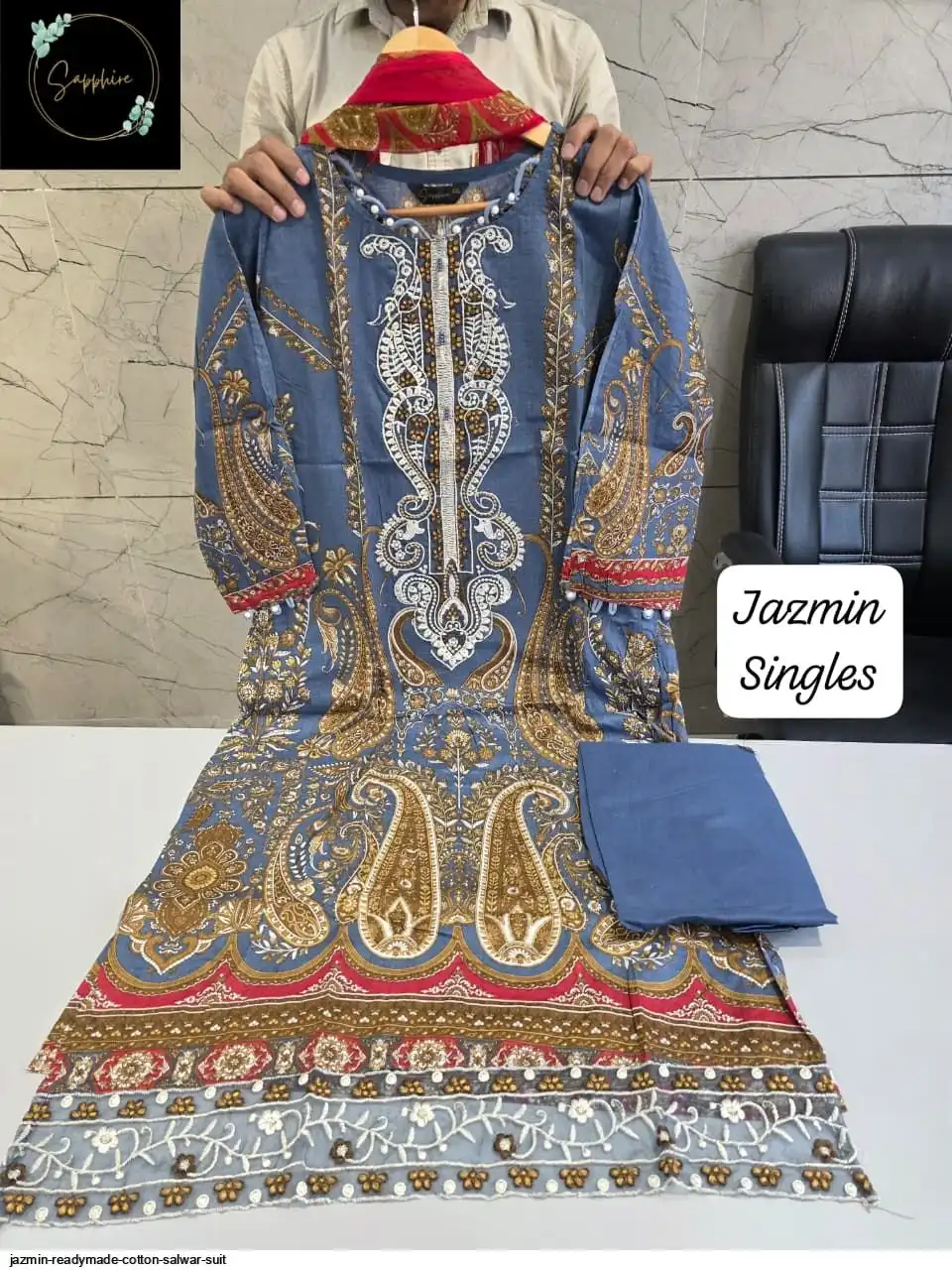 JAZMIN READYMADE COTTON SALWAR SUIT 17