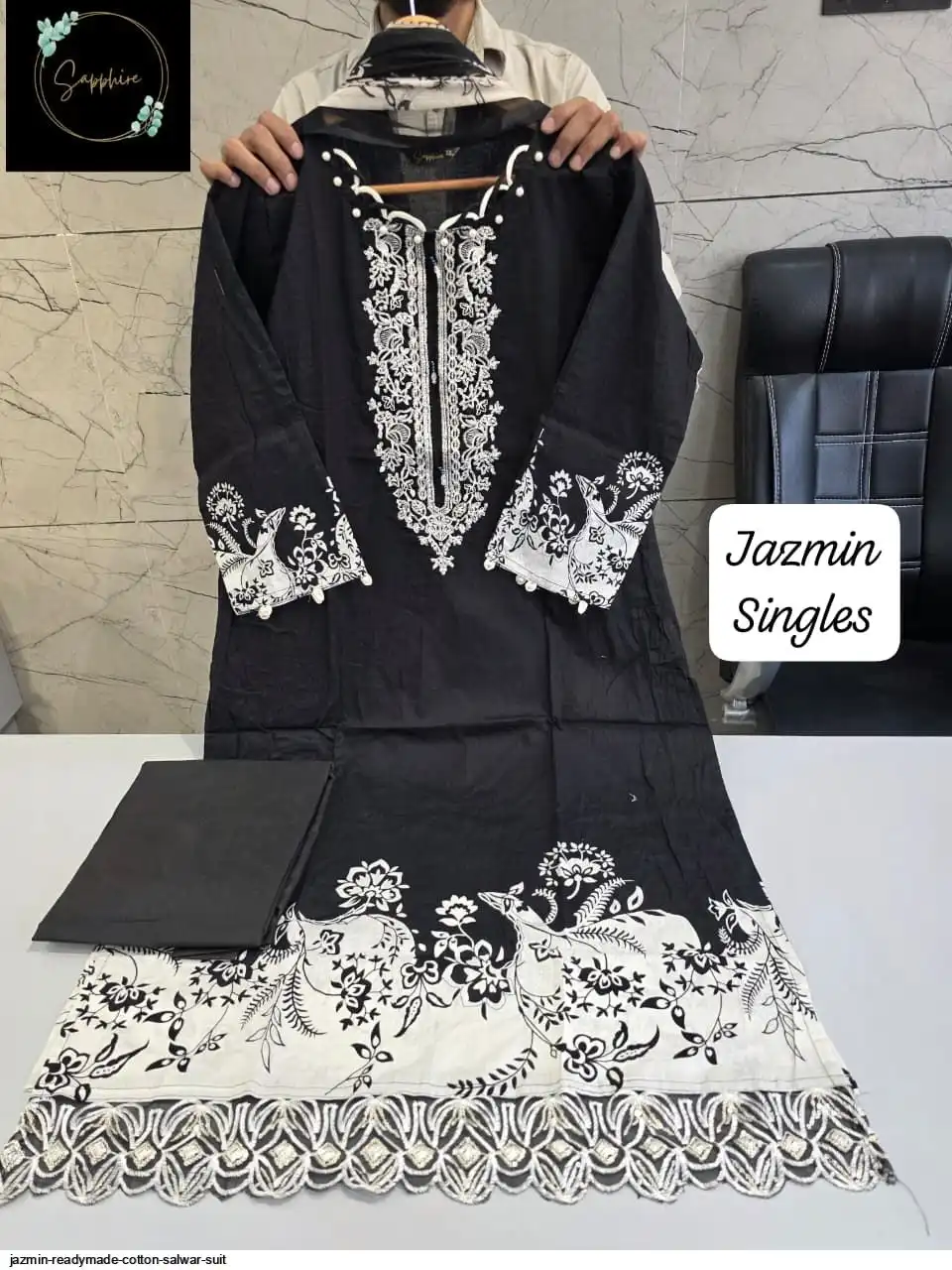 JAZMIN READYMADE COTTON SALWAR SUIT 38