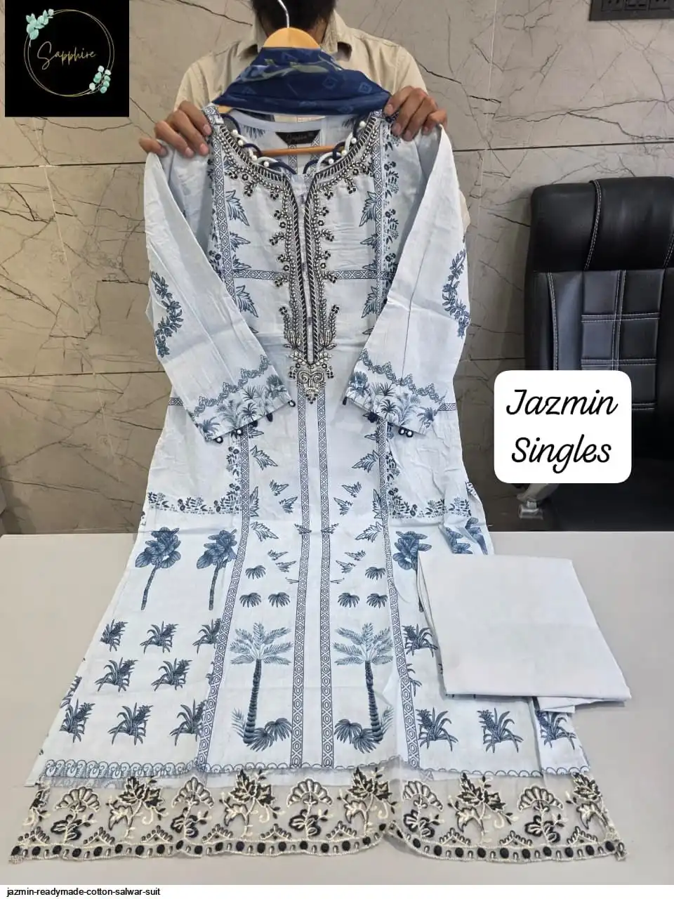 JAZMIN READYMADE COTTON SALWAR SUIT 42