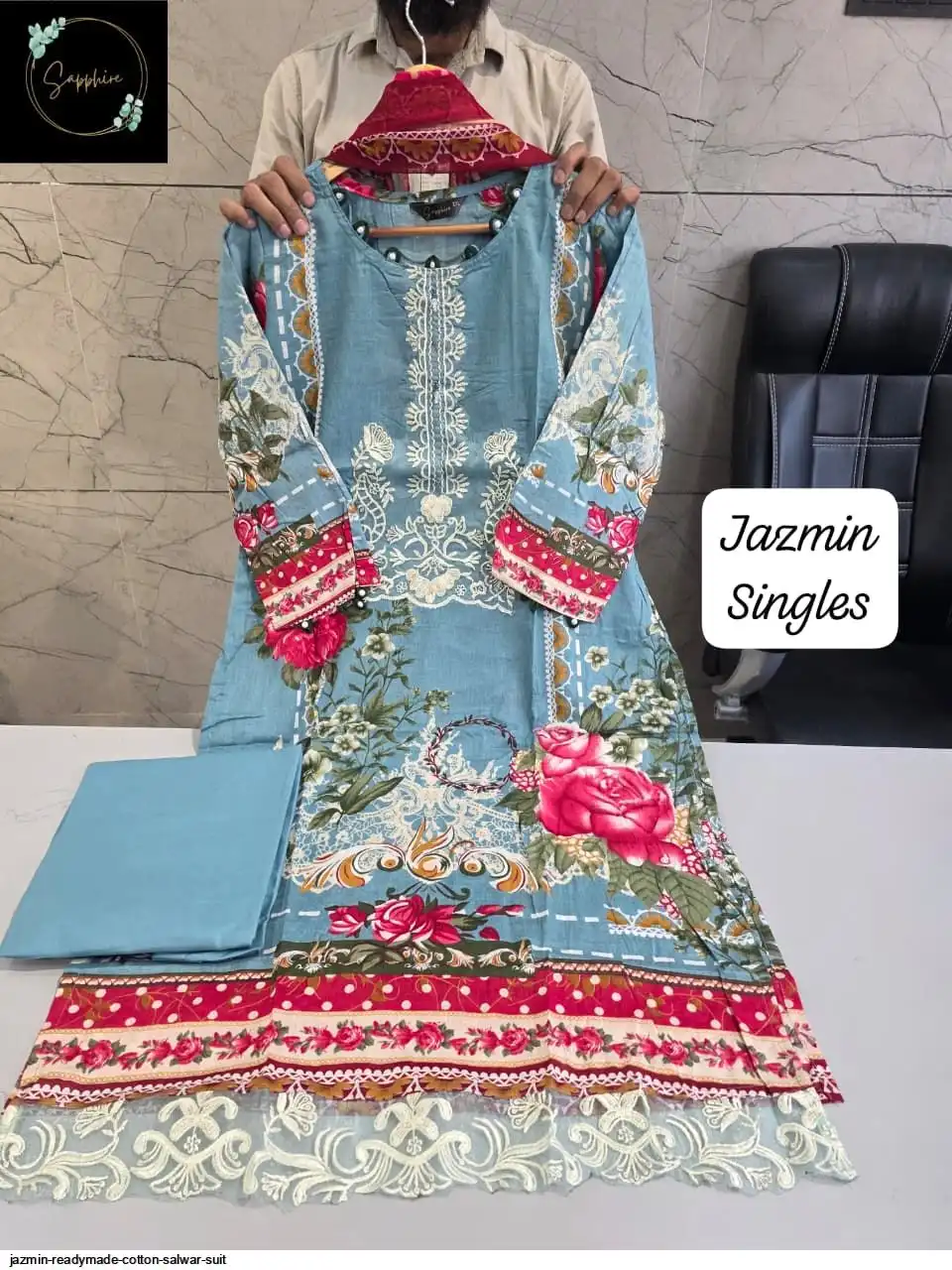 JAZMIN READYMADE COTTON SALWAR SUIT 45