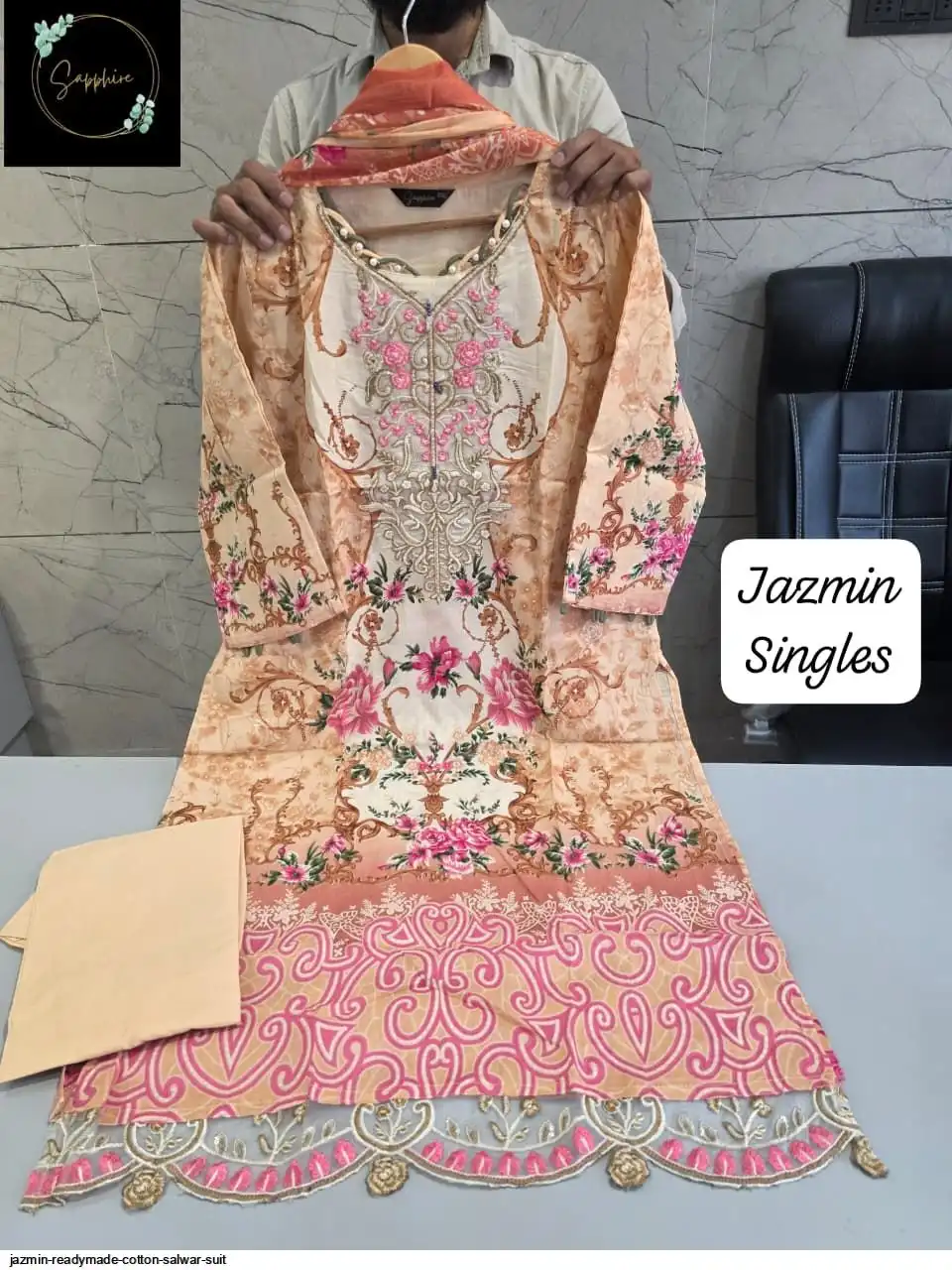 JAZMIN READYMADE COTTON SALWAR SUIT 57