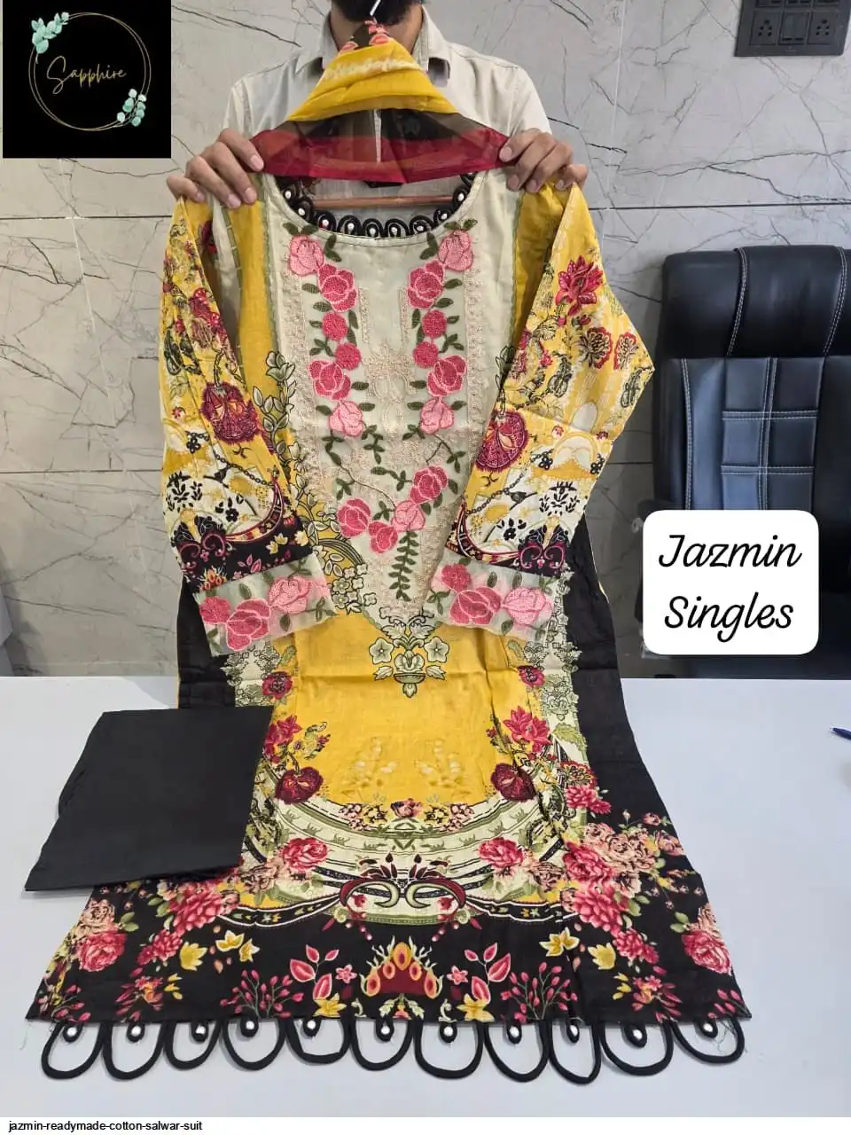 JAZMIN READYMADE COTTON SALWAR SUIT 75