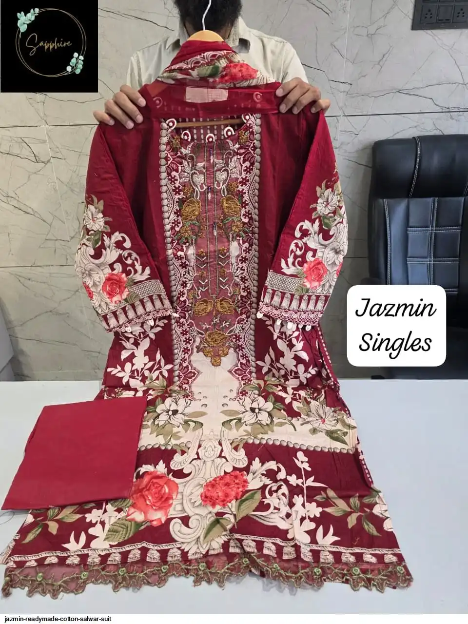 JAZMIN READYMADE COTTON SALWAR SUIT 74