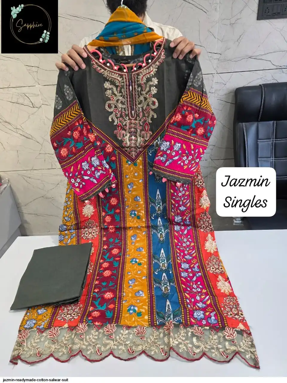 JAZMIN READYMADE COTTON SALWAR SUIT 80