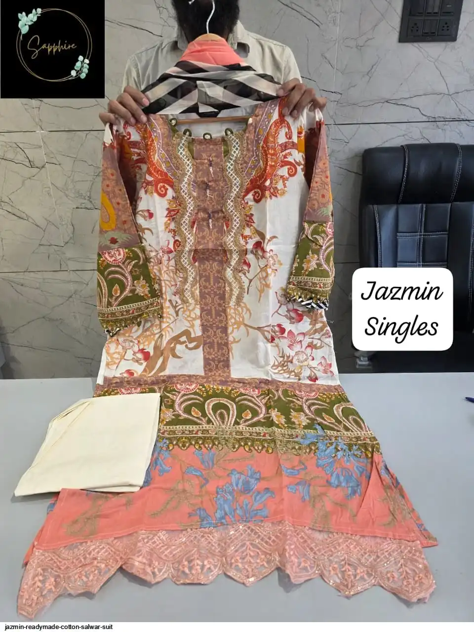 JAZMIN READYMADE COTTON SALWAR SUIT 86