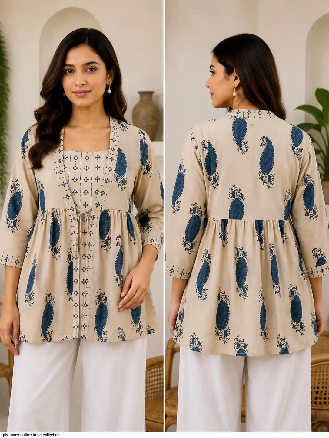 JDV FANCY COTTON TUNIC COLLECTION D