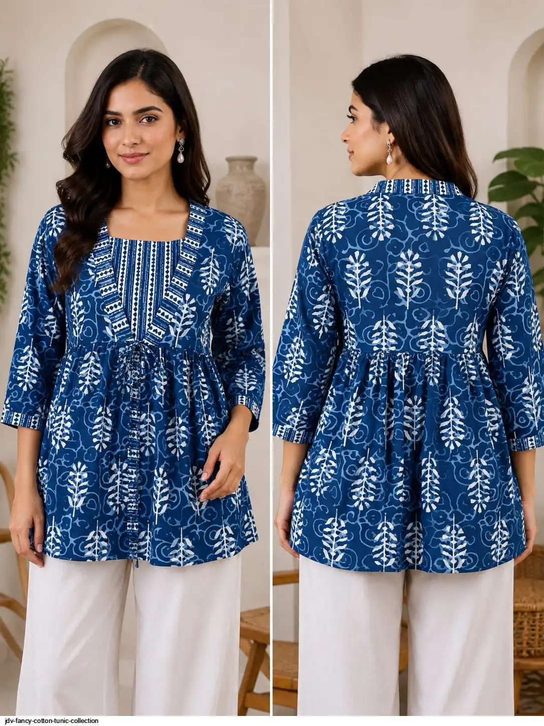 JDV FANCY COTTON TUNIC COLLECTION F