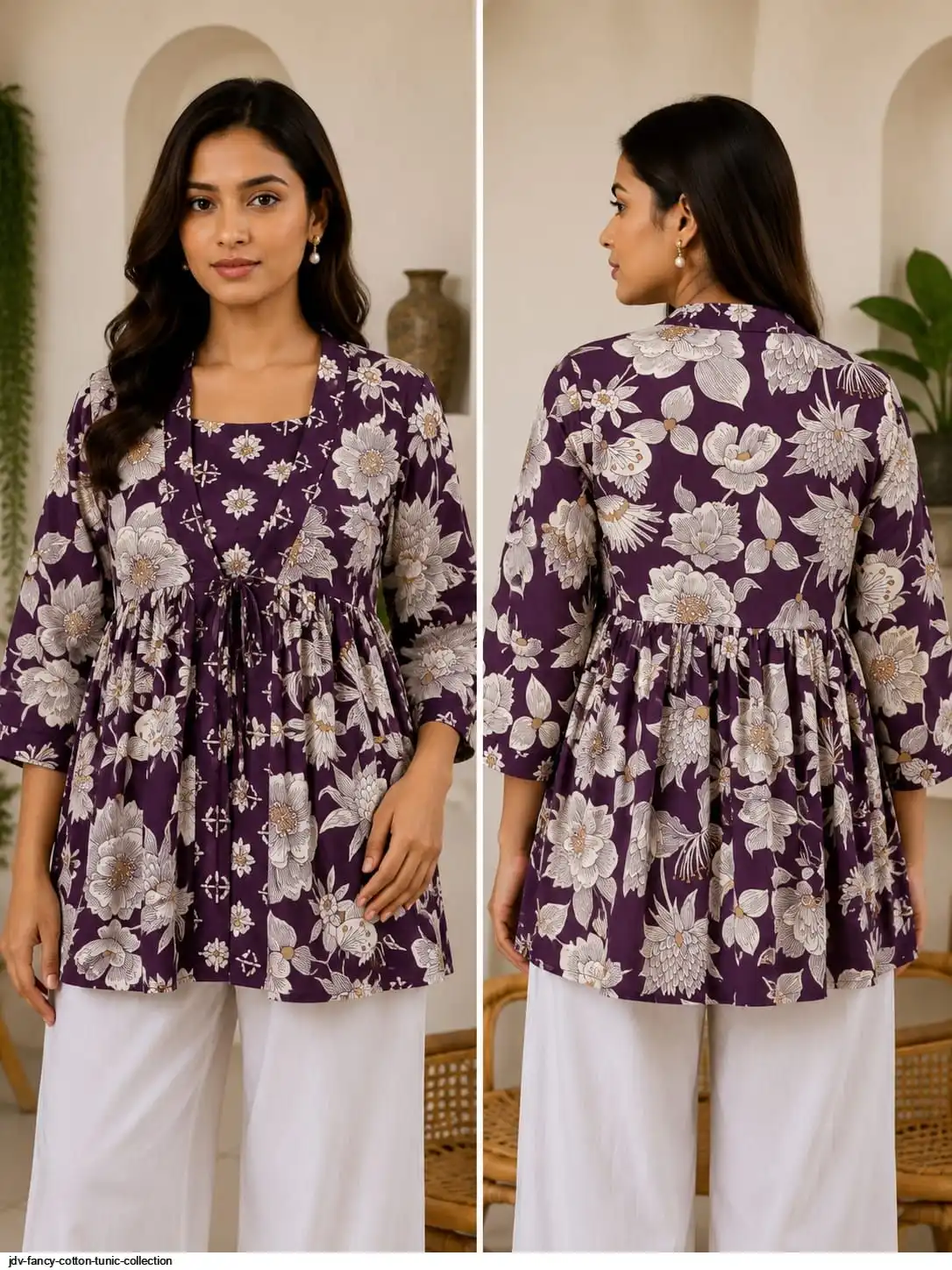 JDV FANCY COTTON TUNIC COLLECTION E