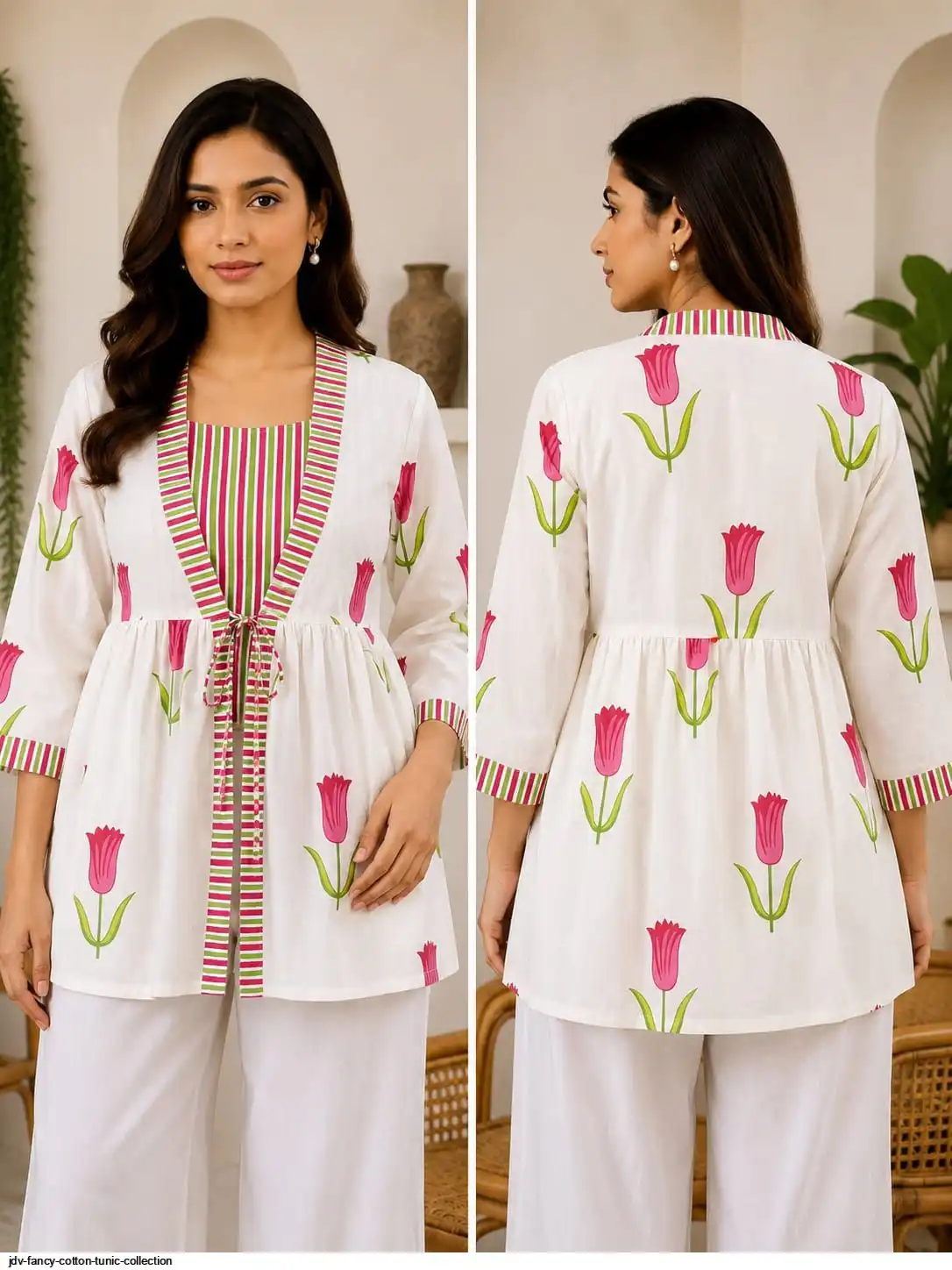 JDV FANCY COTTON TUNIC COLLECTION C