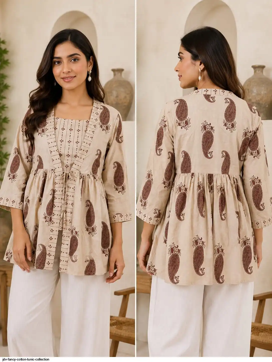 JDV FANCY COTTON TUNIC COLLECTION B