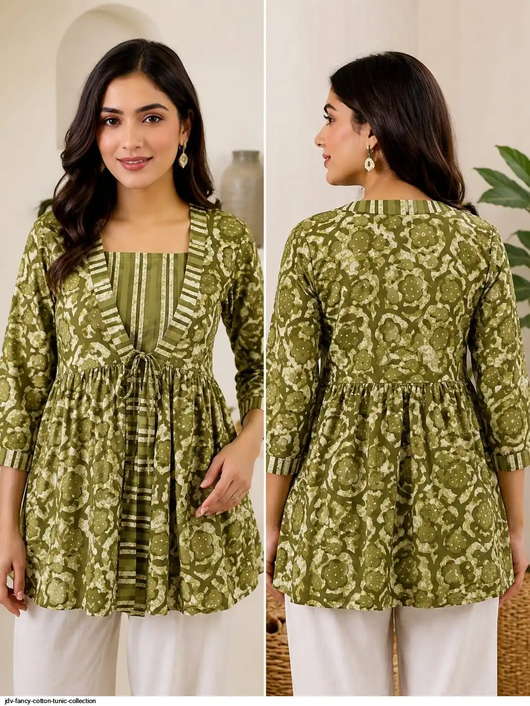 JDV FANCY COTTON TUNIC COLLECTION A