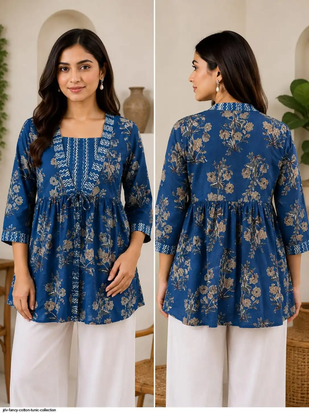 JDV FANCY COTTON TUNIC COLLECTION H