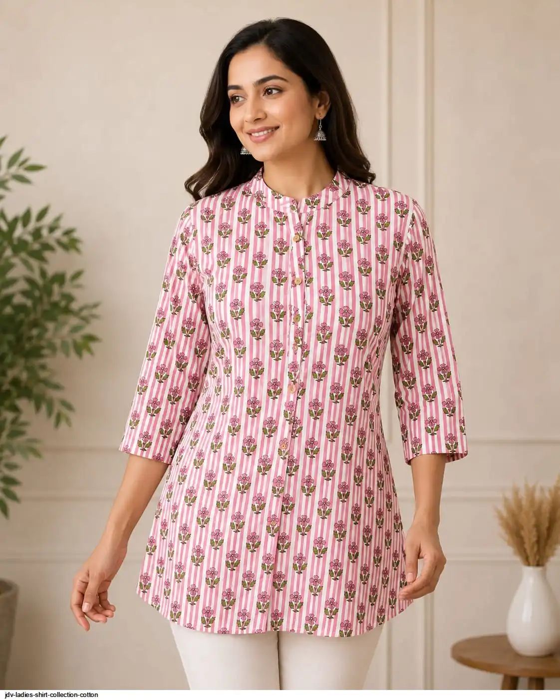 JDV LADIES SHIRT COLLECTION COTTON C