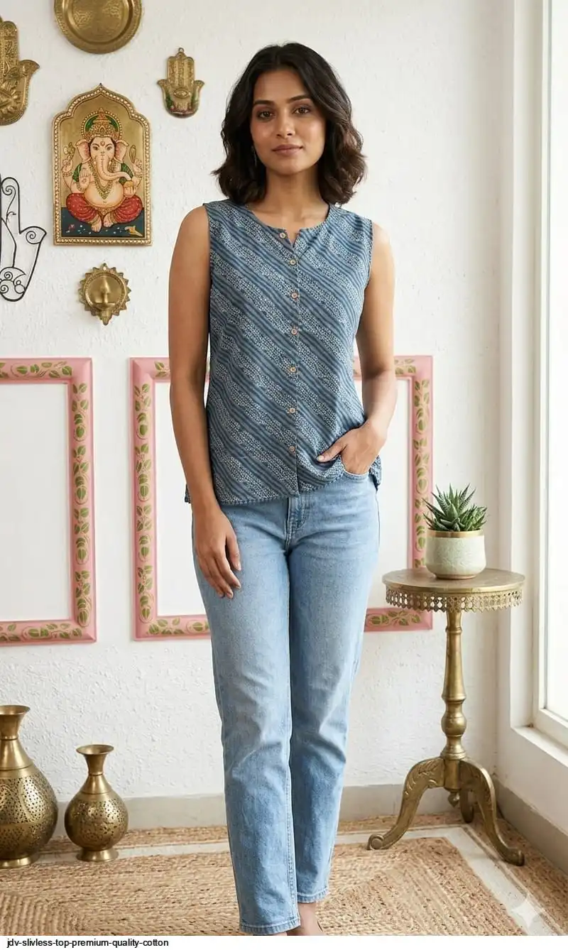 JDV SLIVLESS TOP PREMIUM QUALITY COTTON 8