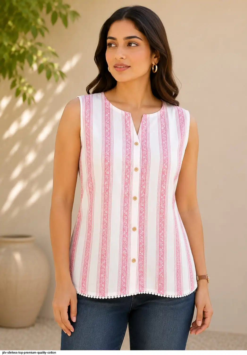 JDV SLIVLESS TOP PREMIUM QUALITY COTTON 24