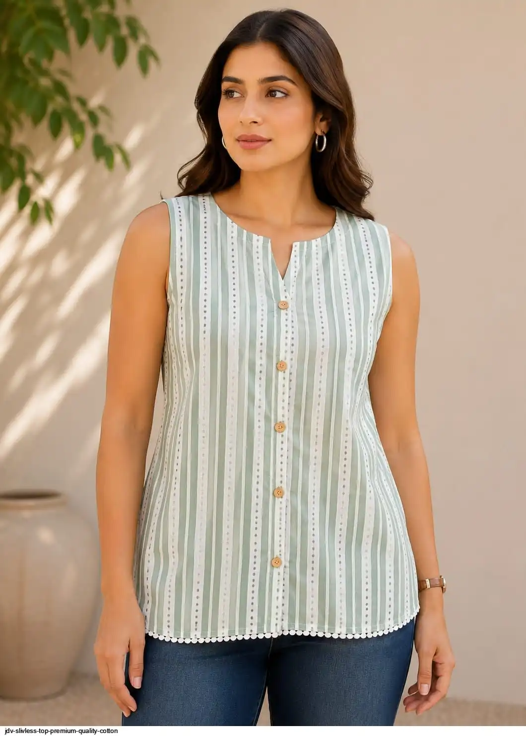 JDV SLIVLESS TOP PREMIUM QUALITY COTTON 25