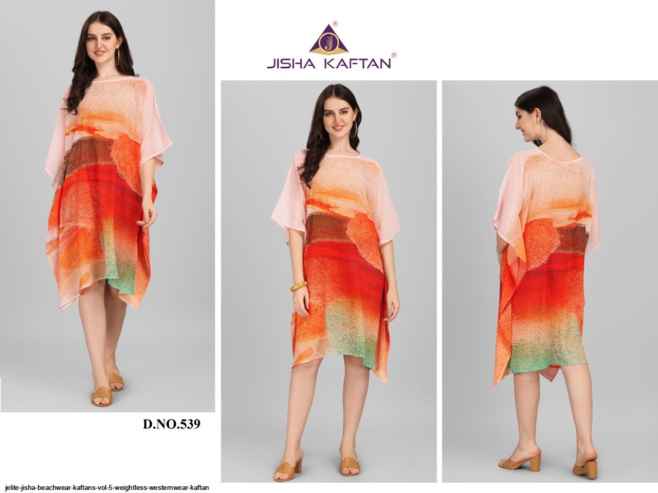 JELITE JISHA KAFTAN BEACHWEAR VOL 5 WEIGHTLESS WESTERNWEAR KAFTAN H
