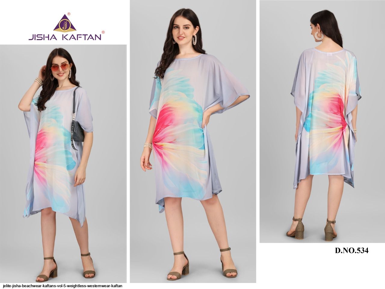 JELITE JISHA KAFTAN BEACHWEAR VOL 5 WEIGHTLESS WESTERNWEAR KAFTAN E