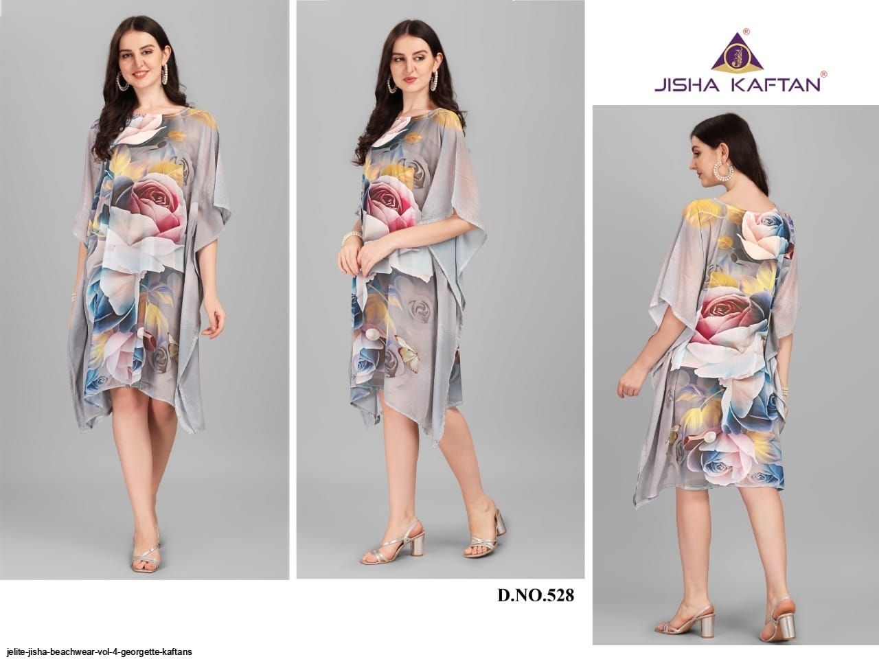 JELITE JISHA BEACHWEAR VOL 4 GEORGETTE KAFTANS H