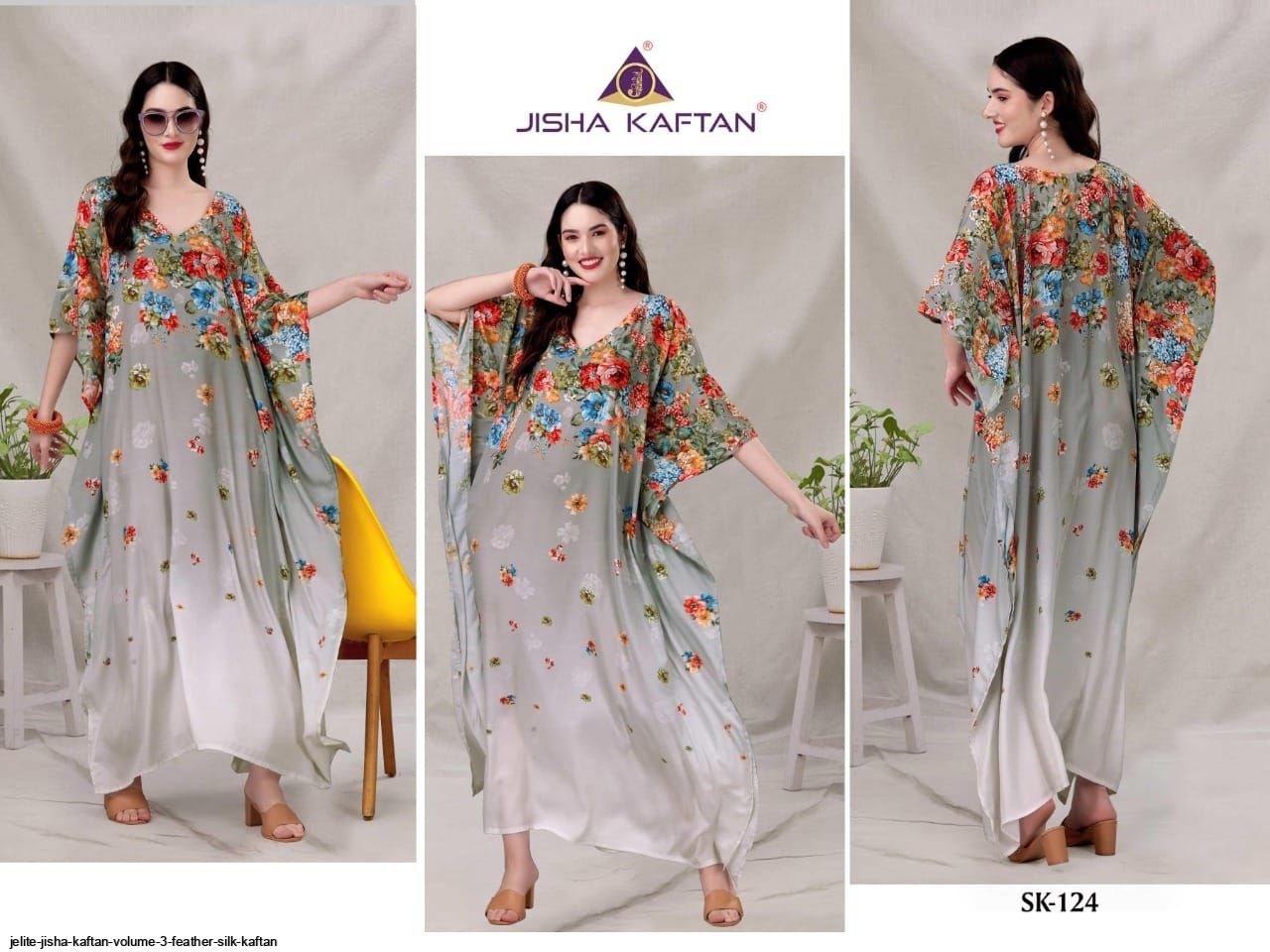 JELITE JISHA KAFTAN VOLUME 3 FEATHER SILK KAFTAN H