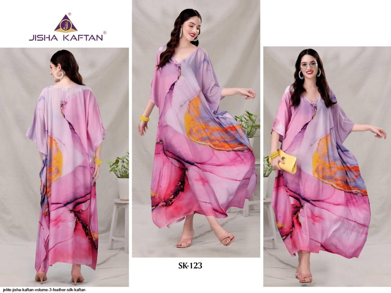 JELITE JISHA KAFTAN VOLUME 3 FEATHER SILK KAFTAN G