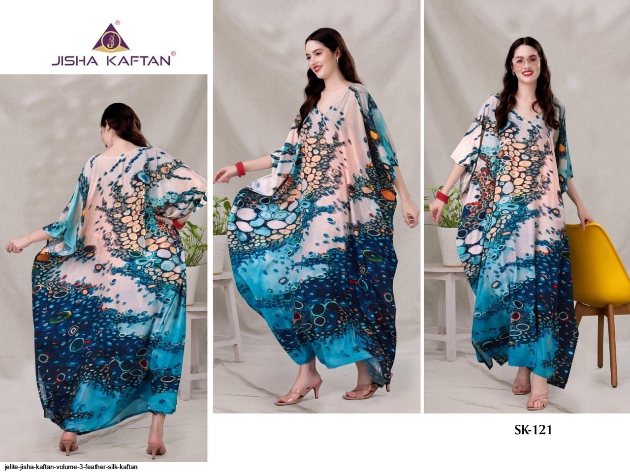 JELITE JISHA KAFTAN VOLUME 3 FEATHER SILK KAFTAN C