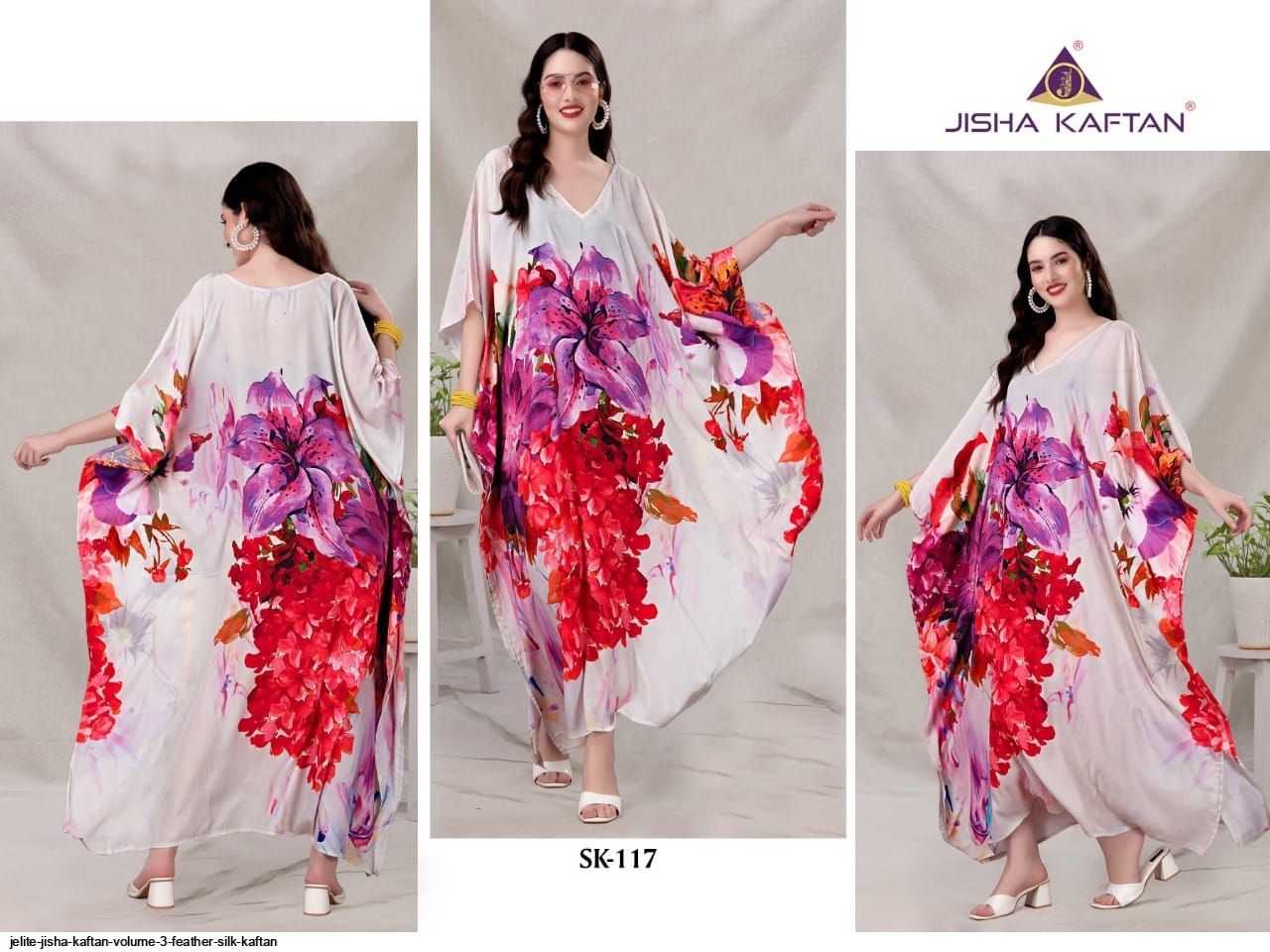 JELITE JISHA KAFTAN VOLUME 3 FEATHER SILK KAFTAN B