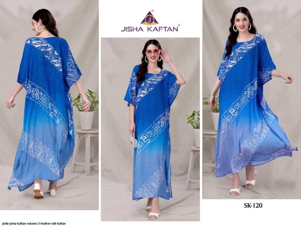 JELITE JISHA KAFTAN VOLUME 3 FEATHER SILK KAFTAN F