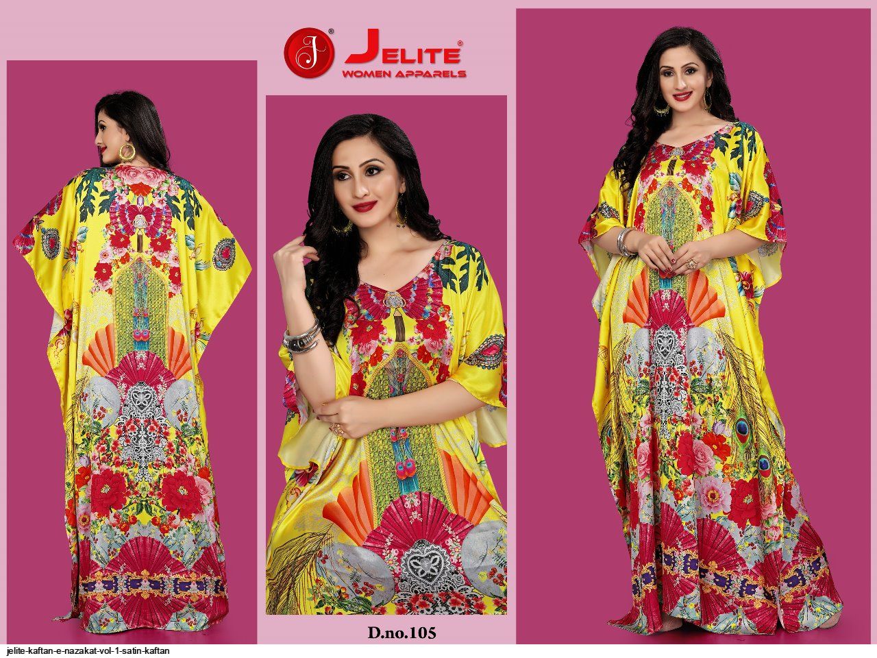 JELITE KAFTAN E NAZAKAT VOL 1 SATIN KAFTAN D