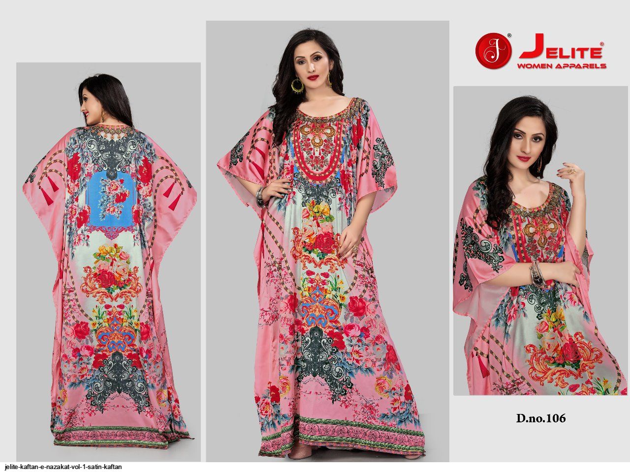 JELITE KAFTAN E NAZAKAT VOL 1 SATIN KAFTAN E