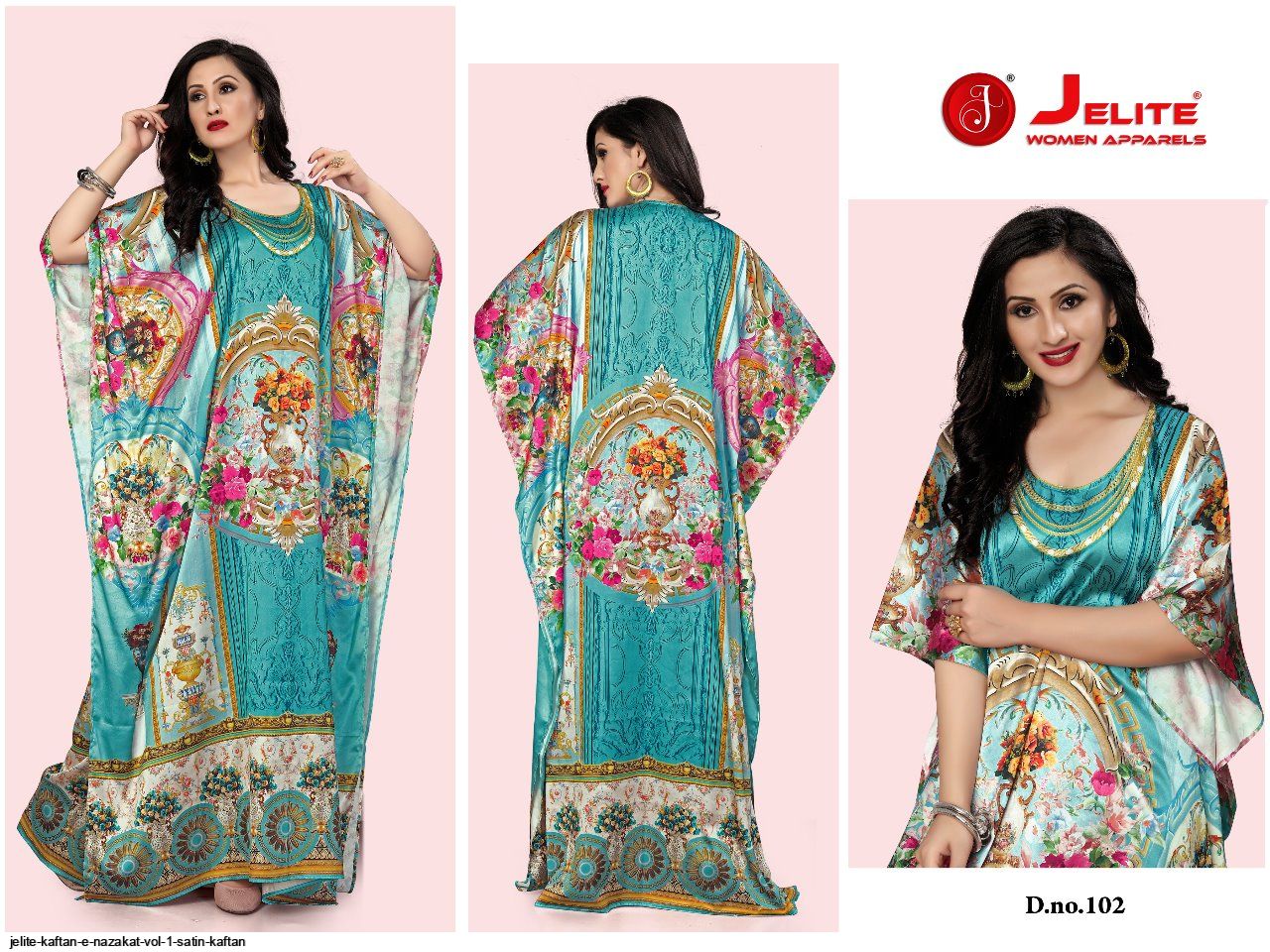 JELITE KAFTAN E NAZAKAT VOL 1 SATIN KAFTAN A