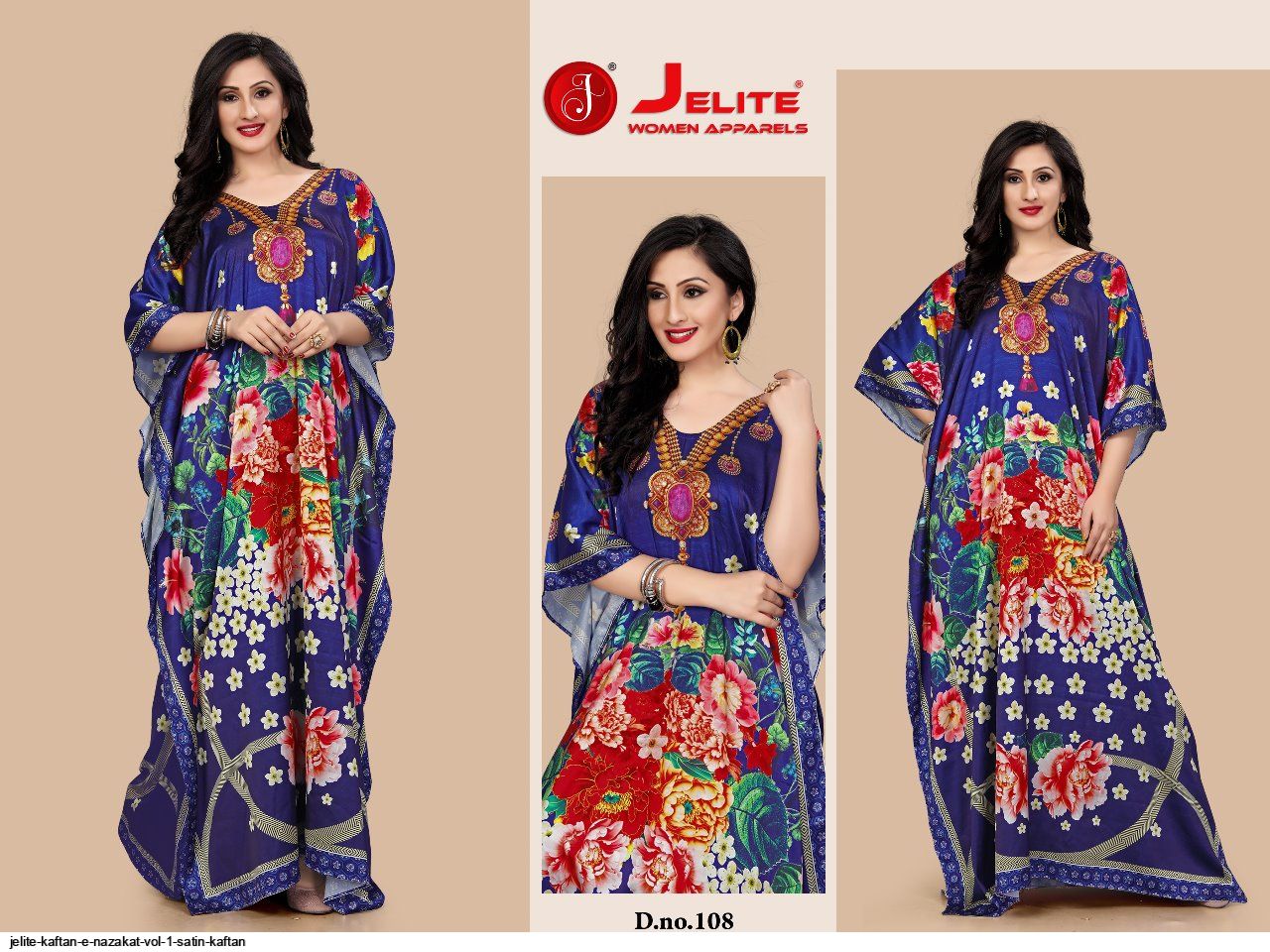 JELITE KAFTAN E NAZAKAT VOL 1 SATIN KAFTAN G