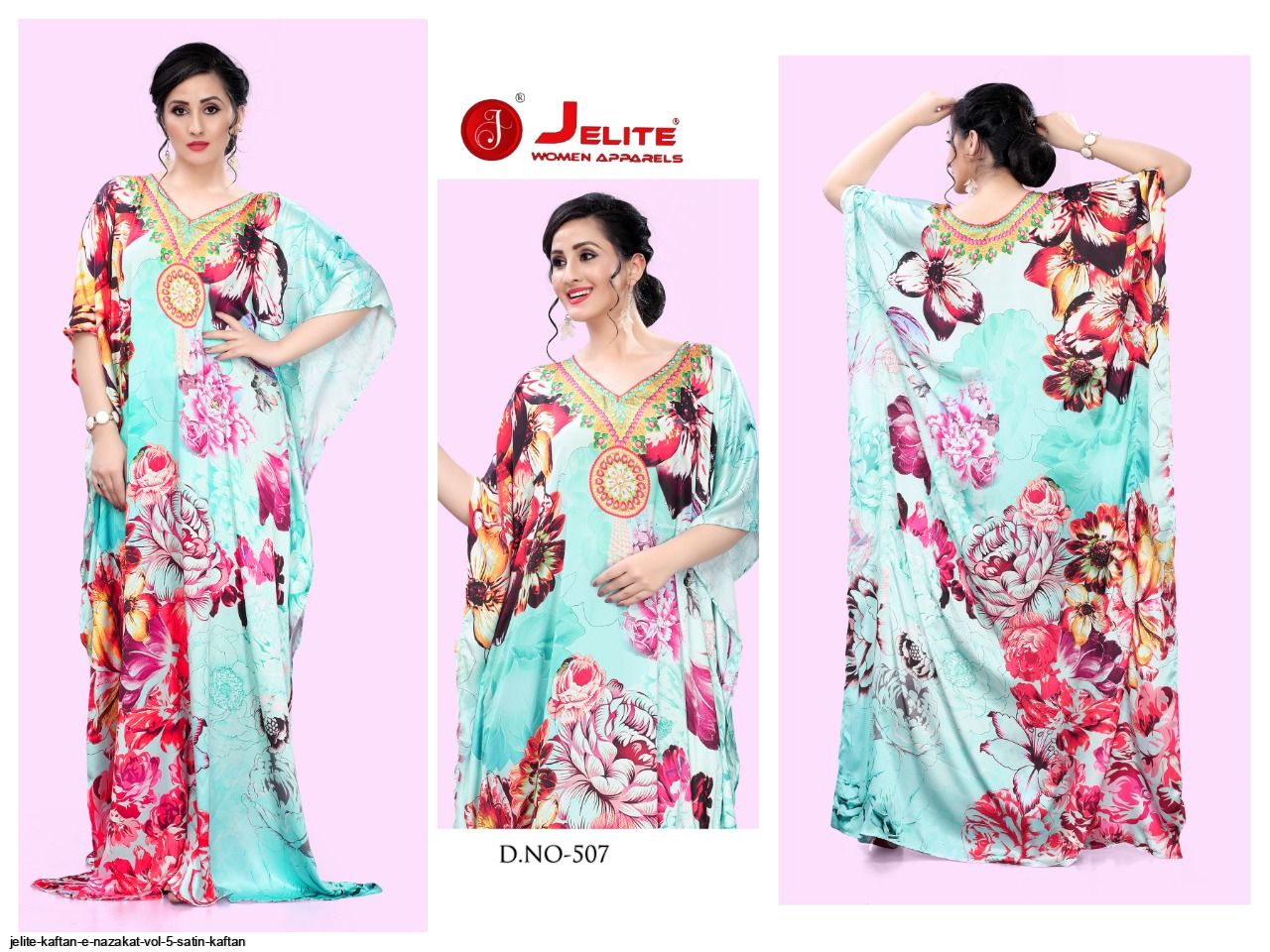 JELITE KAFTAN E NAZAKAT VOL 5 SATIN KAFTAN G